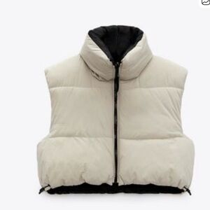 Zara Reversible Puffer Vest
